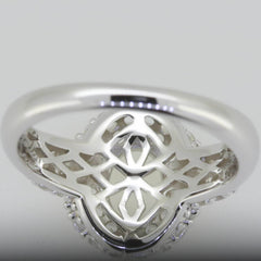 Sterling Silver Semi Mount Ring Setting Oval OV 8X6mm White Topaz 4659R - Syzjewelry