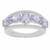 Sterling Silver Semi Mount Ring Setting Oval OV 6x4mm White Topaz - Syzjewelry