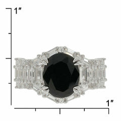 Sterling Silver Semi Mount Ring Setting OV 11X9mm 112664 - Syzjewelry