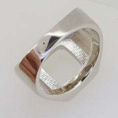 Sterling Silver Semi Mount Ring Setting Cushion CU 10x10mm Men's Ring - Syzjewelry