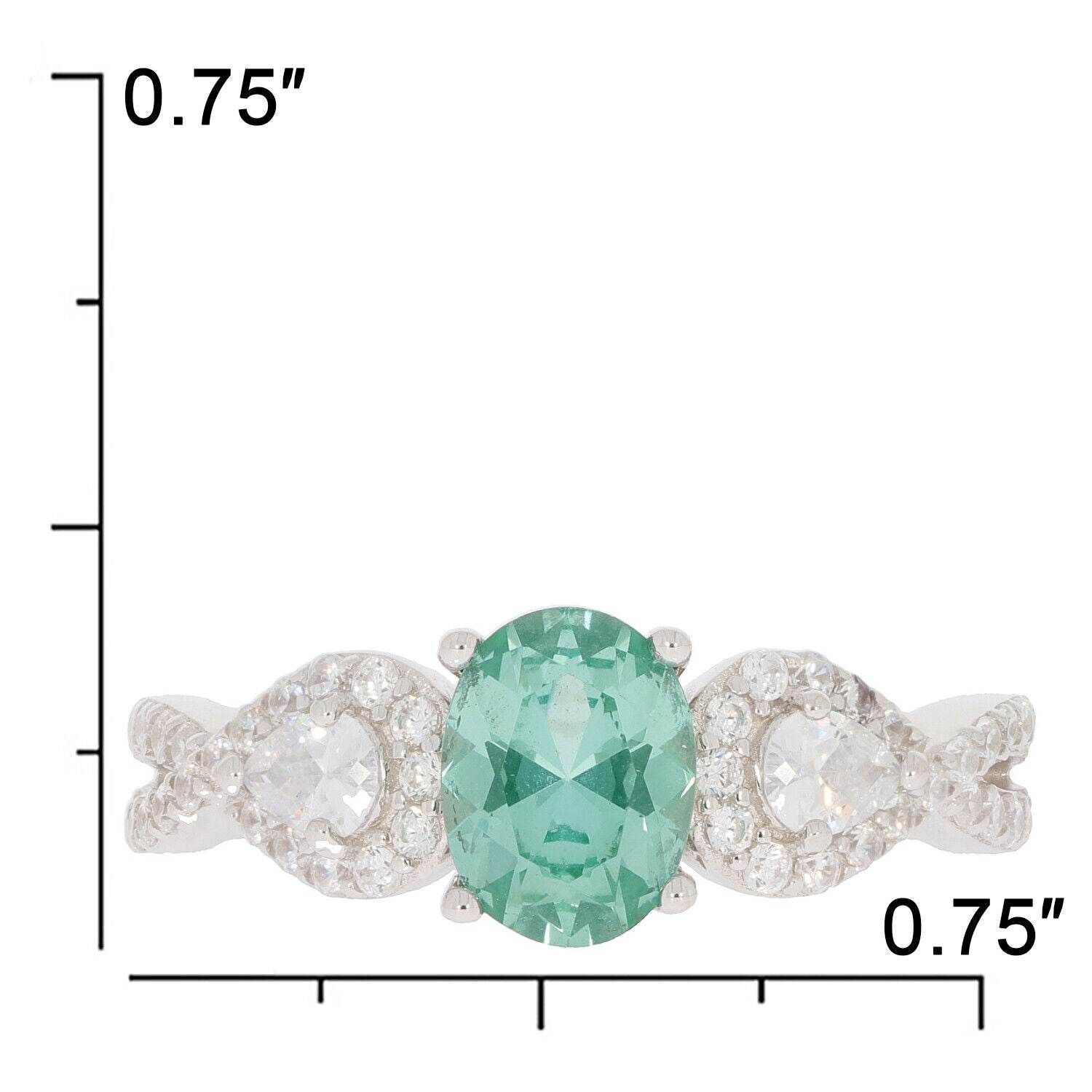 Sterling Silver Semi Mount Ring Setting Oval OV 8X6mm Cross Shank - Syzjewelry