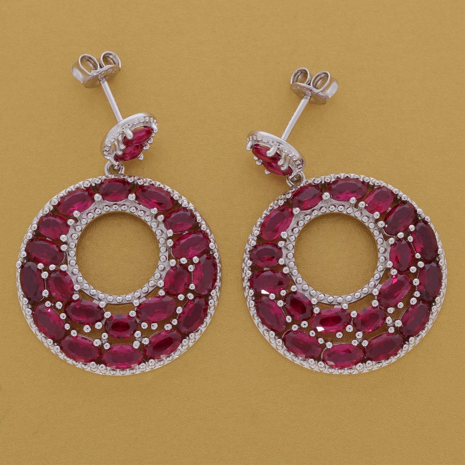 Sterling Silver Semi Mount Earrings Setting Oval OV 5X3mm - Syzjewelry