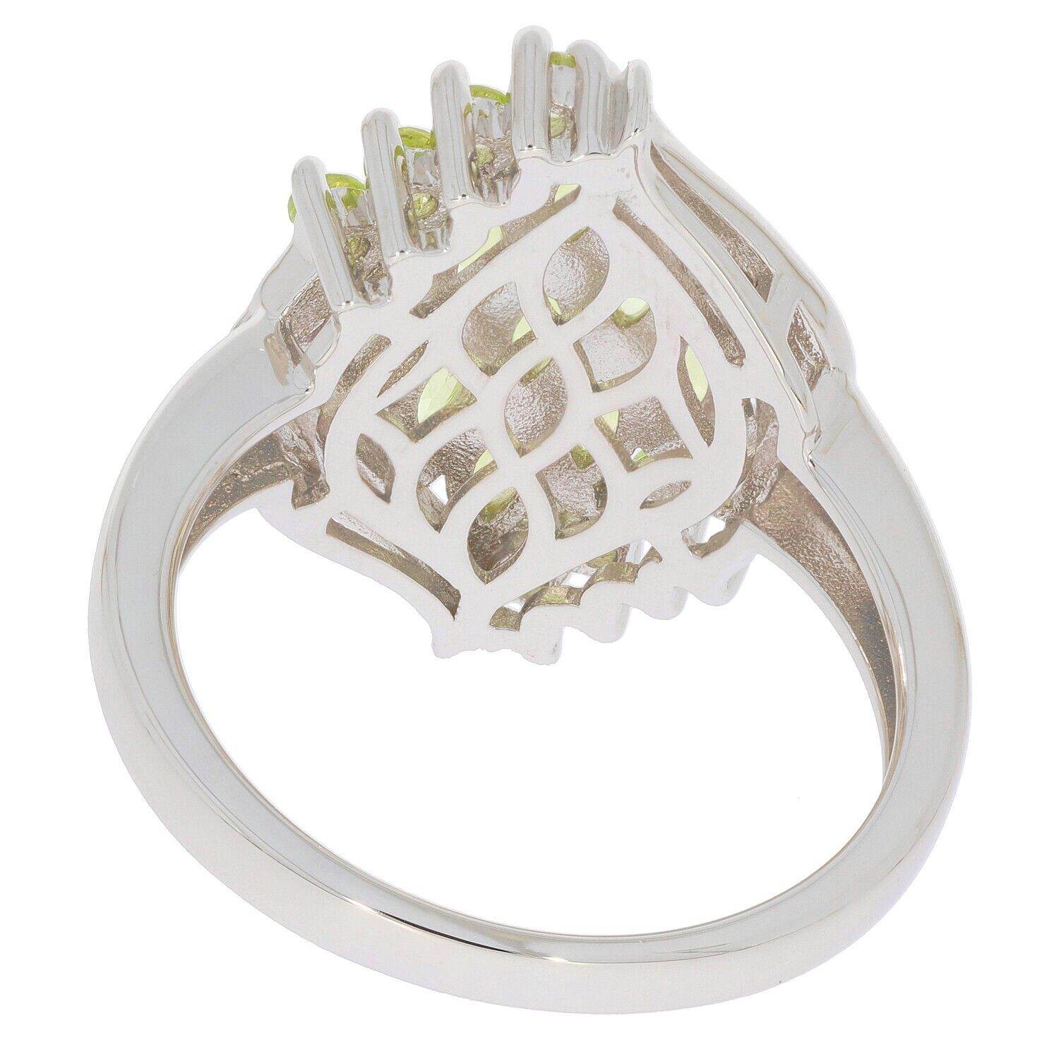 Sterling Silver Semi Mount Ring Setting Marquise MQ 5X2.5mm Cluster - Syzjewelry