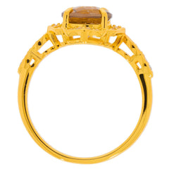 Sterling Silver Semi Mount Ring Setting Round RD 8x8mm White Topaz D - PJC2419 - Syzjewelry