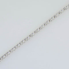 Sterling Silver Semi Mount Tennis Bracelet Setting Round RD 2x2mm - Syzjewelry