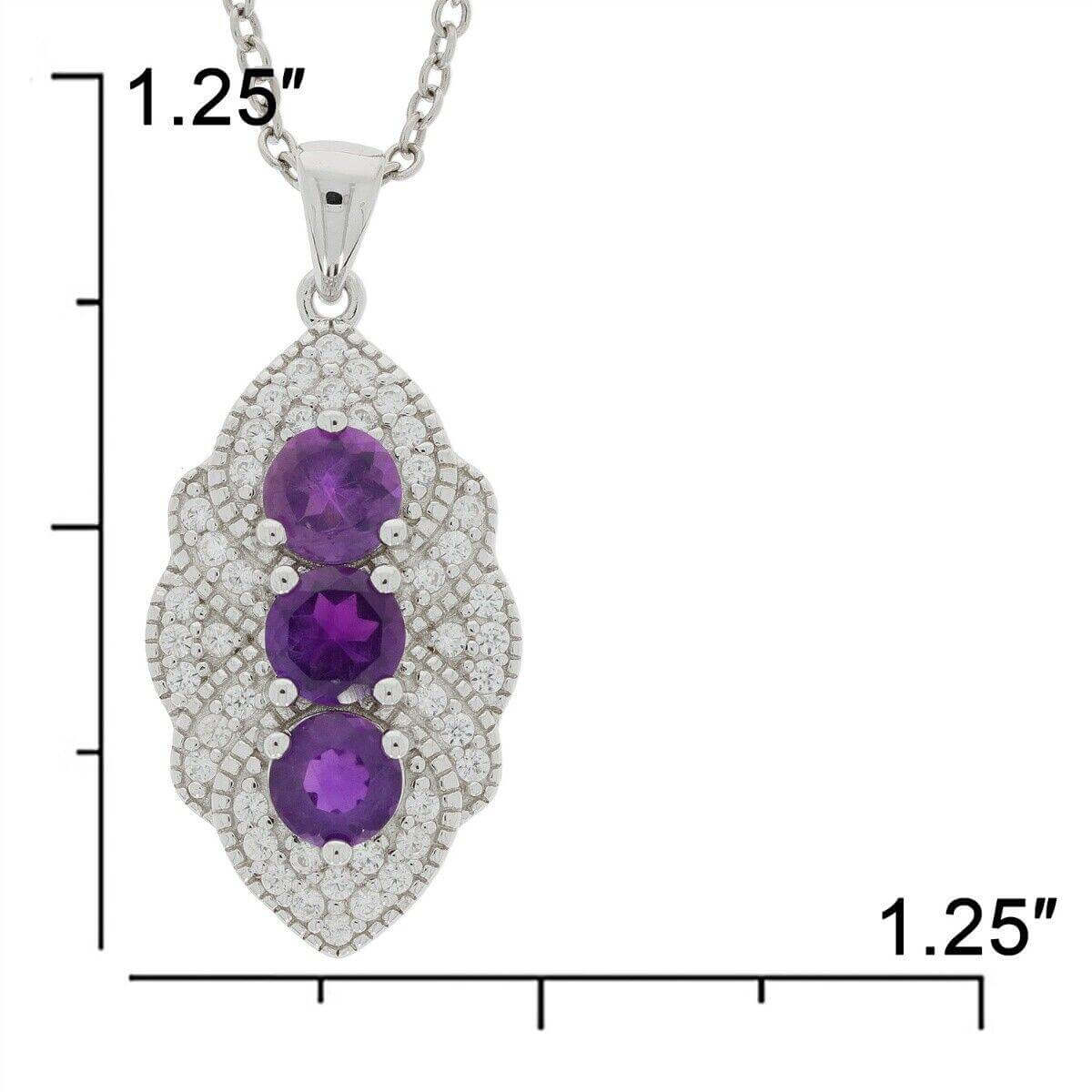 Sterling Silver Semi Mount Pendants Setting Round RD 5x5mm White Topaz - Syzjewelry