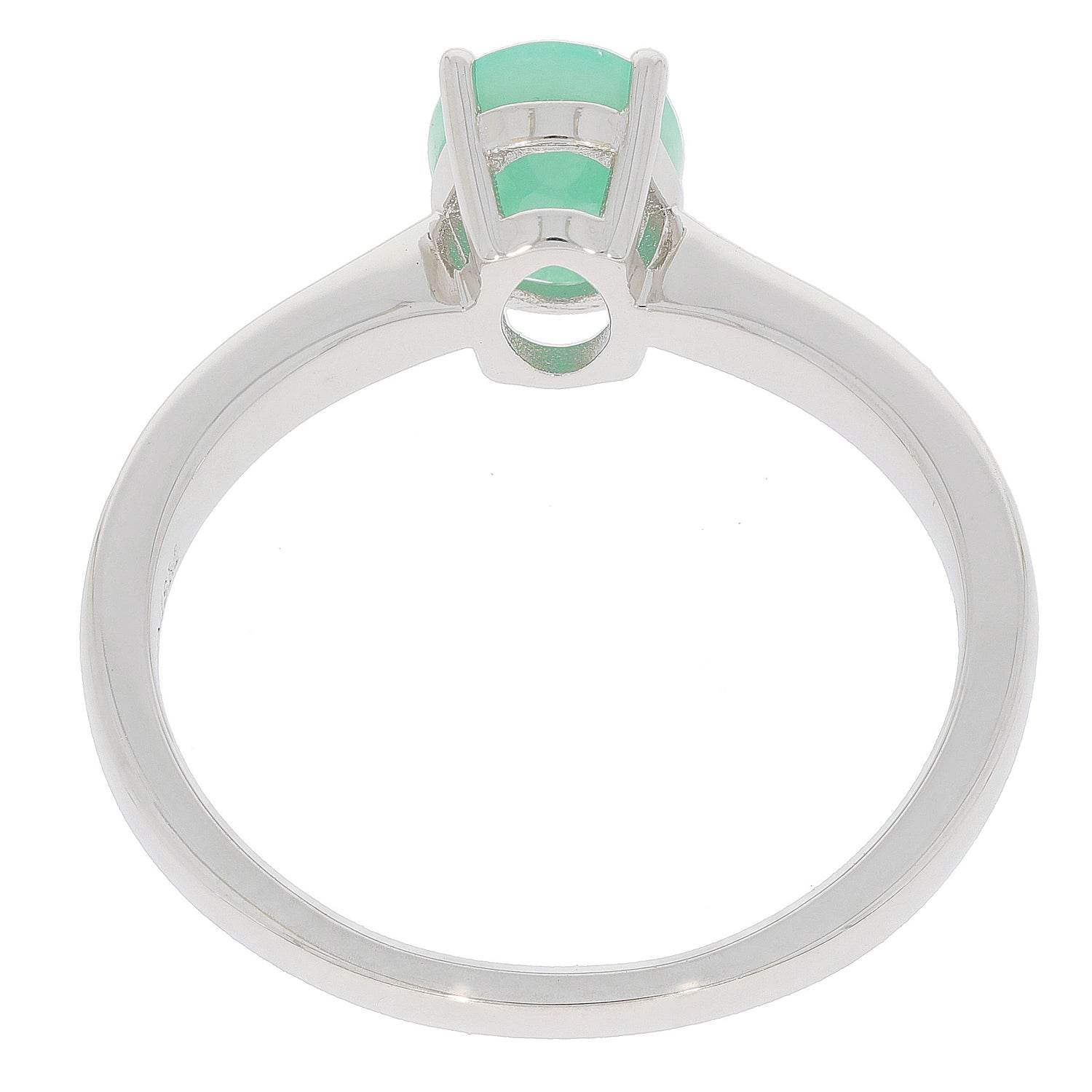 Sterling Silver Semi Mount Ring Setting Oval OV 8X6mm D - PJC20334R - 1 - Syzjewelry