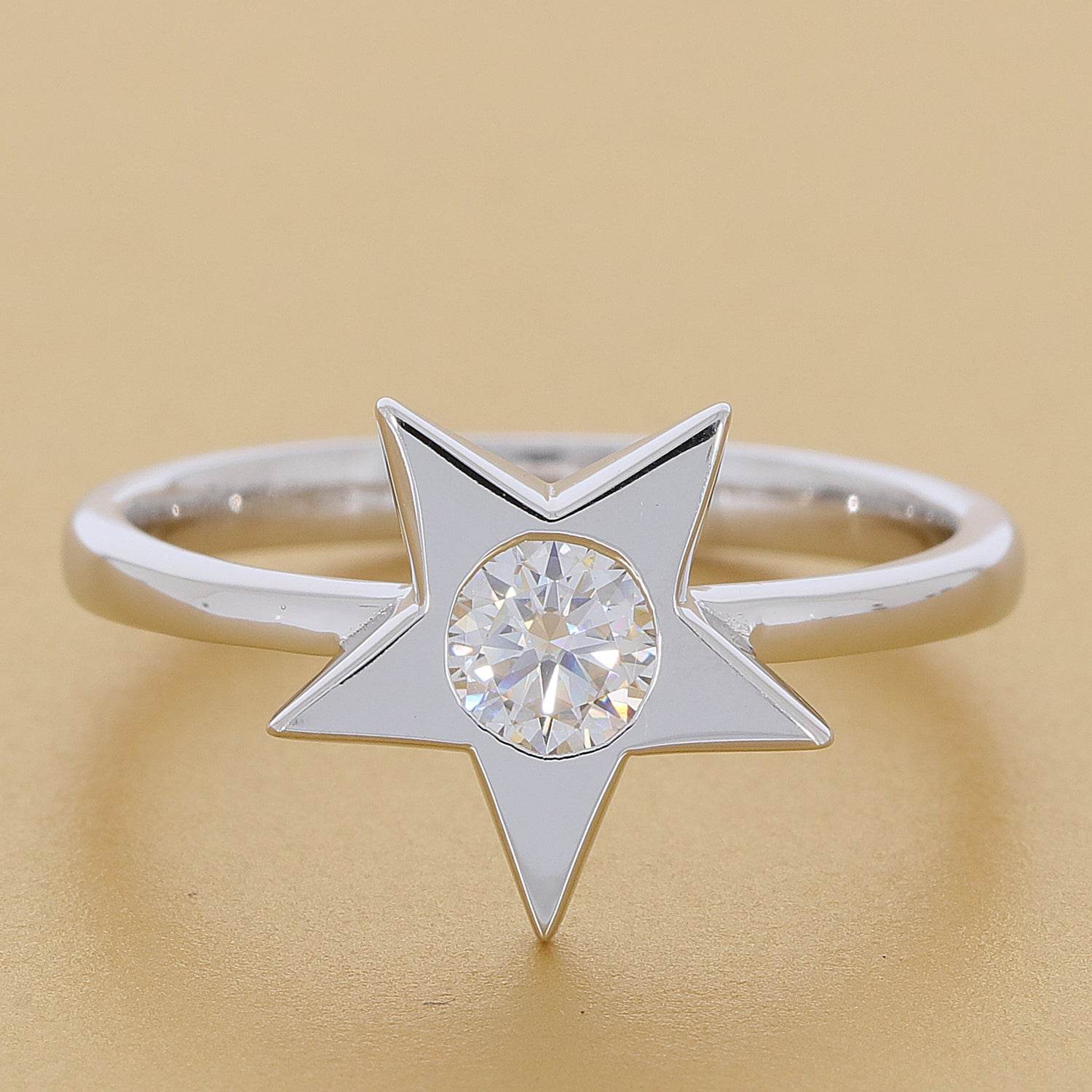 Sterling Silver Semi Mount Ring Setting Round RD 5X5mm D - PJC22799R - Syzjewelry