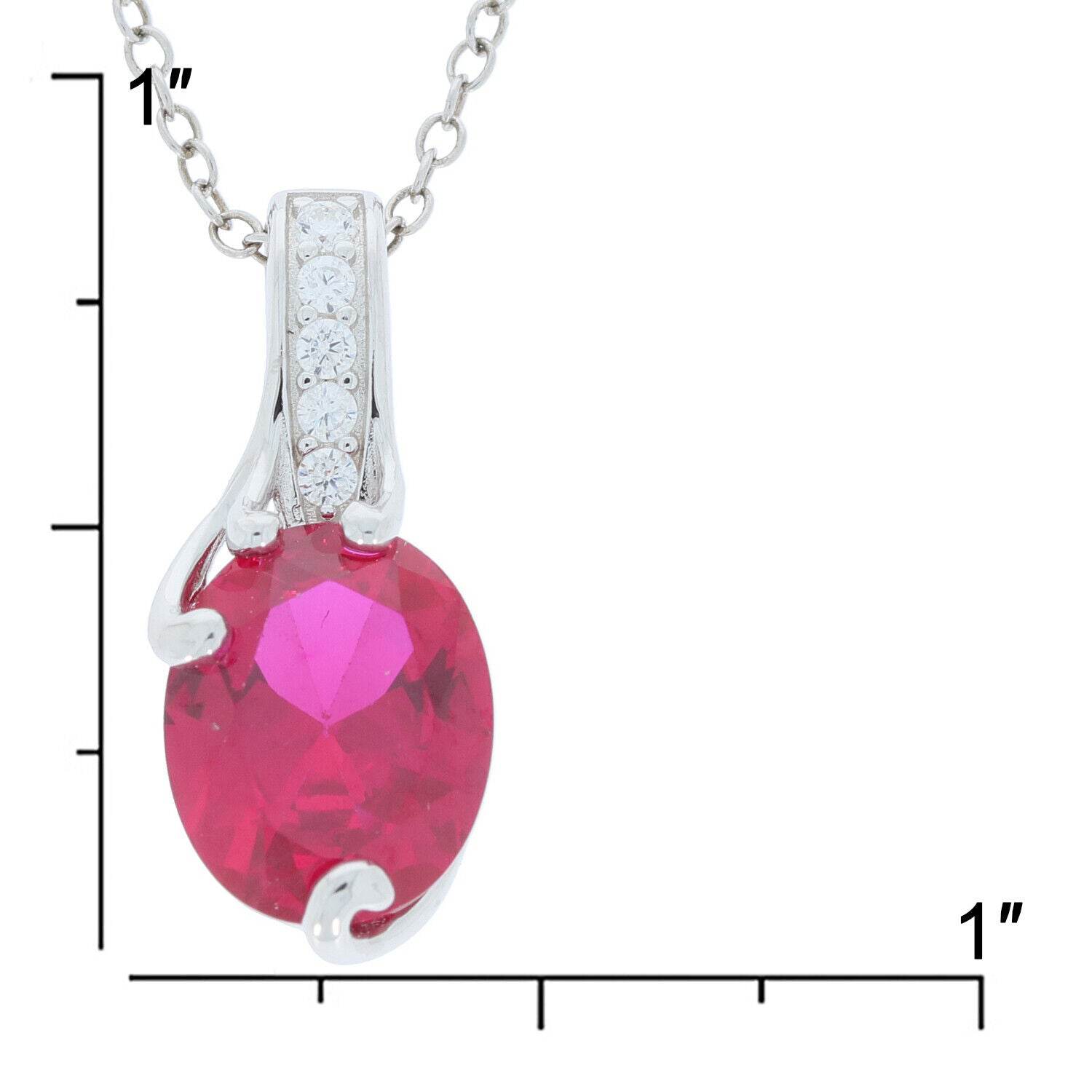 Sterling Silver Semi Mount Pendant Setting Oval OV 10X8mm White Topaz PJC233 - Syzjewelry