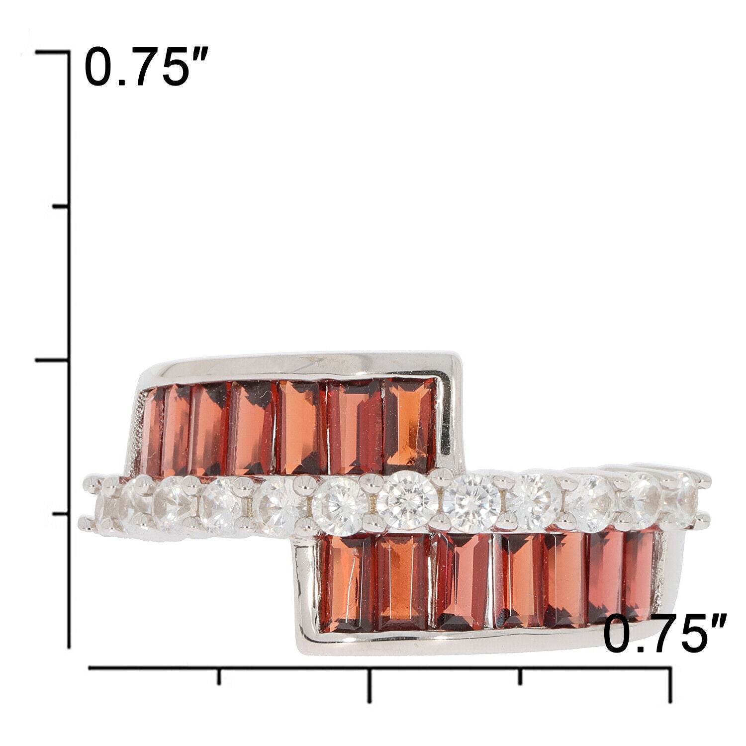 Sterling Silver Semi Mount Ring Setting Emerald OCT 4X2mm - Syzjewelry