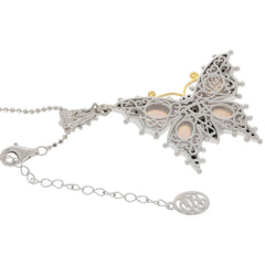 Sterling Silver Semi Mount Pendant Setting Opal Cab Oval OV 8X6mm - Syzjewelry