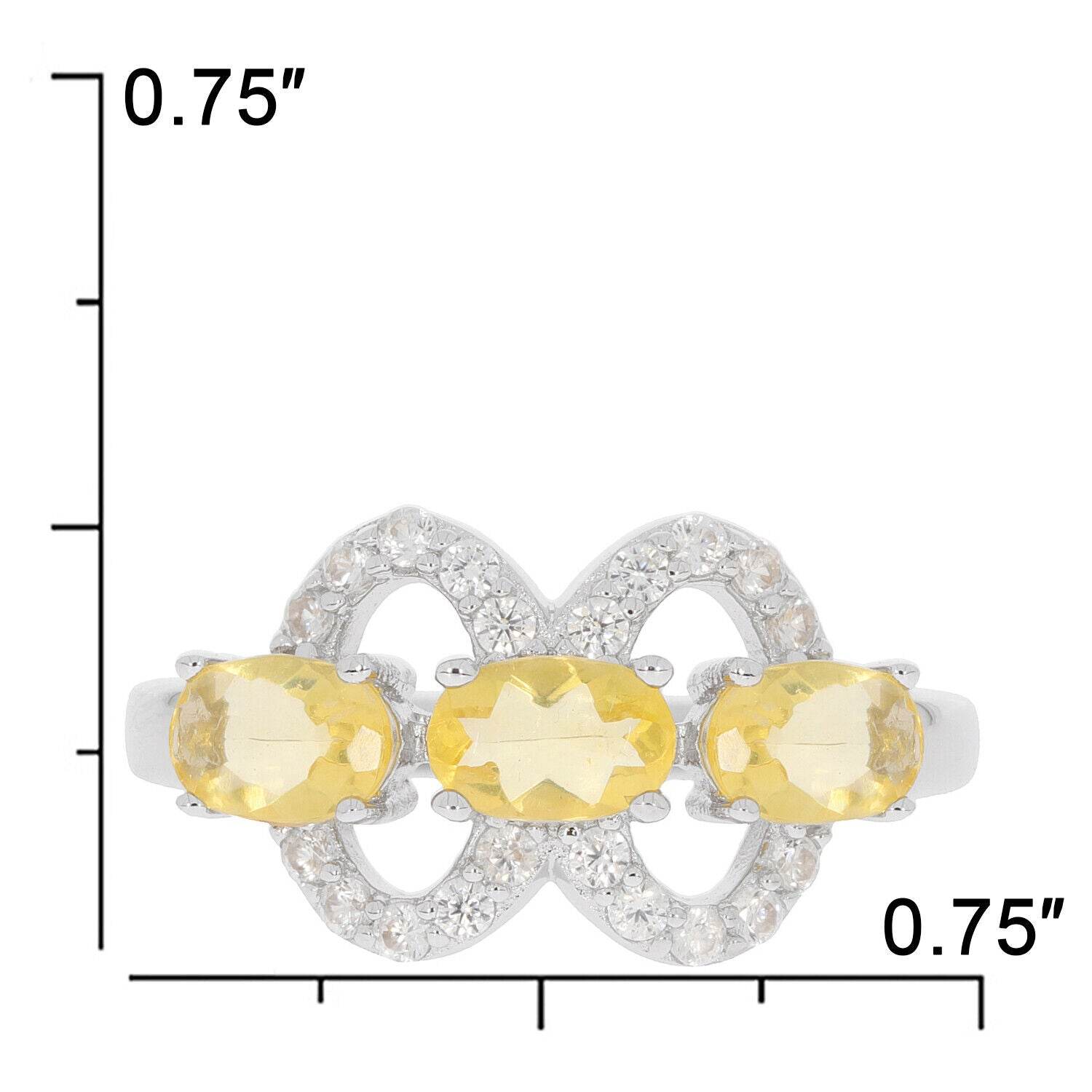 Sterling Silver Semi Mount Ring Setting Oval OV 6X4mm White Topaz Solid - Syzjewelry