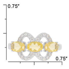 Sterling Silver Semi Mount Ring Setting Oval OV 6X4mm White Topaz Solid - Syzjewelry