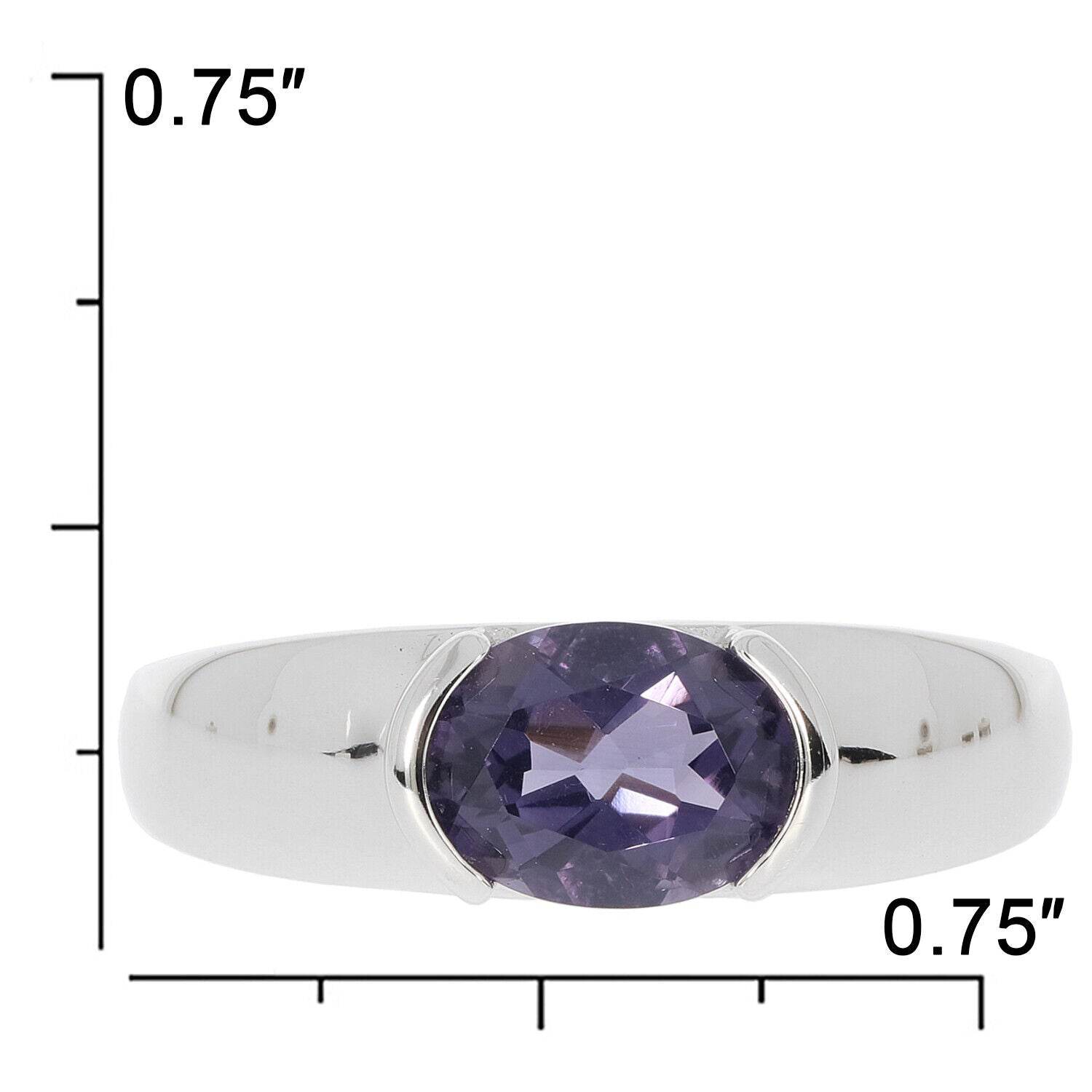 Sterling Silver Semi Mount Ring Setting Oval OV 9X7mm East West - Syzjewelry