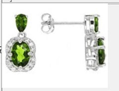 Sterling Silver Semi Mount Earrings Setting Oval OV 7x5mm Pear PE 5x3mm - Syzjewelry