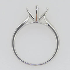 Sterling Silver Semi Mount Ring Setting Round RD 8x8mm Solitaire - Syzjewelry