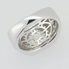 Men's Sterling Silver Semi Mount Ring Setting Cushion CU 8X8mm - Syzjewelry