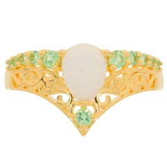 Sterling Silver Semi Mount Ring Setting Pear PE 8x6mm White Topaz D - PJC26676 - Syzjewelry