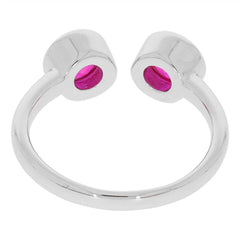 Sterling Silver Semi Mount Ring Setting RD 5x5mm White Topaz - Syzjewelry