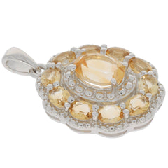 Sterling Silver Semi Mount Pendant Setting Oval OV 8X6 4x3mm - Syzjewelry