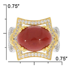 Sterling Silver Semi Mount Ring Setting Cab Oval OV 16X12mm - Syzjewelry