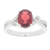 Sterling Silver Semi Mount Ring Setting Oval OV 9X7mm Crisscross Split Shank - Syzjewelry