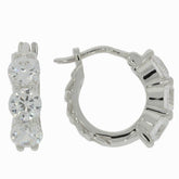 Sterling Silver Semi Mount Earrings Setting RD 5x5mm French Clip - Syzjewelry