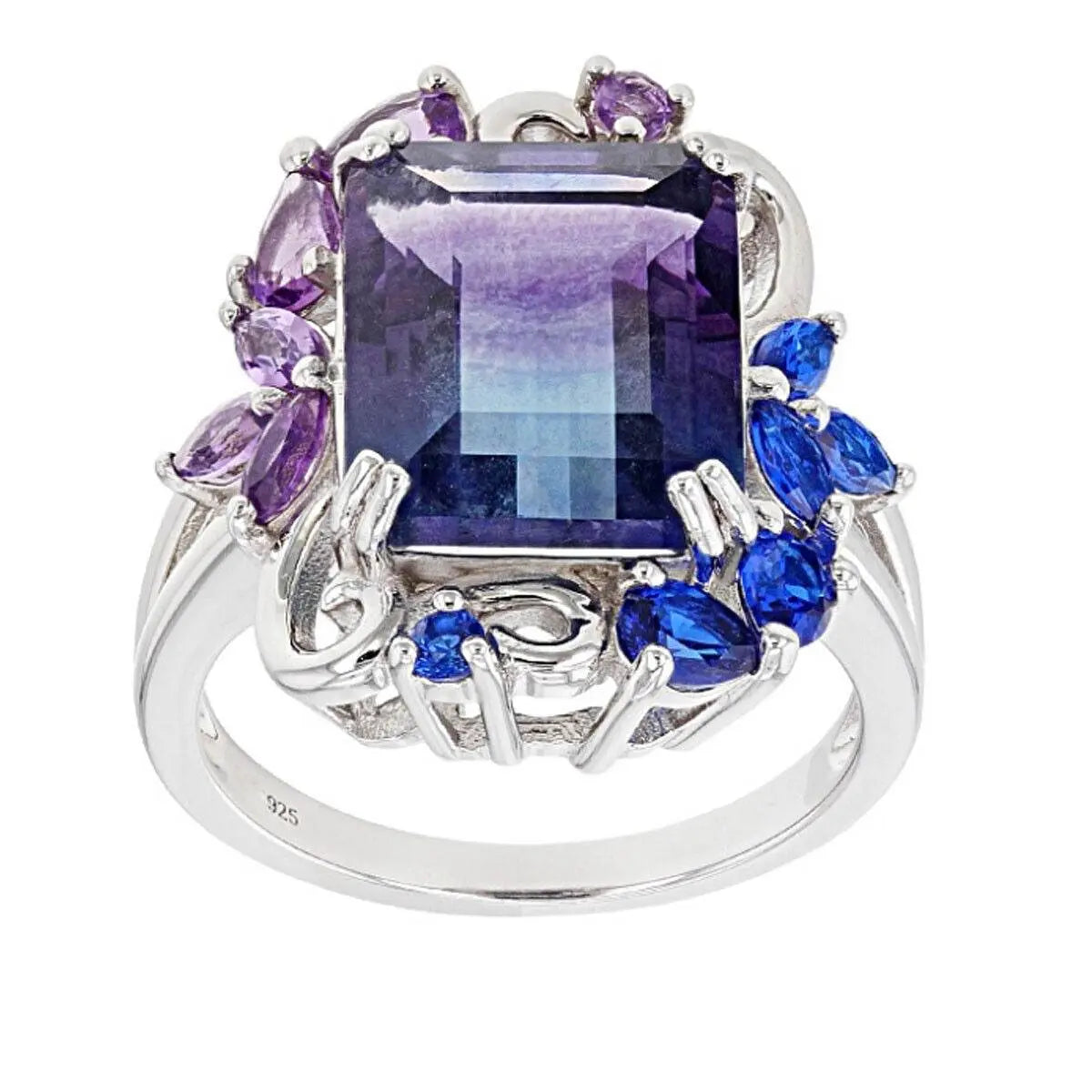 Sterling Silver Semi Mount Ring Setting Round RD Center主石mm - Syzjewelry