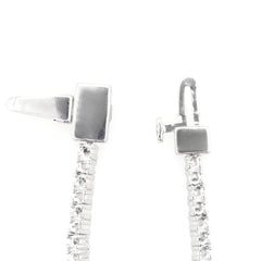 14K White Gold Semi Mount Tennis Bracelet Setting Round RD 2x2mm - Syzjewelry