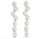 Yellow Gold Sterling Silver Semi Mount Earrings Setting Oval OV 4X3mm - Syzjewelry