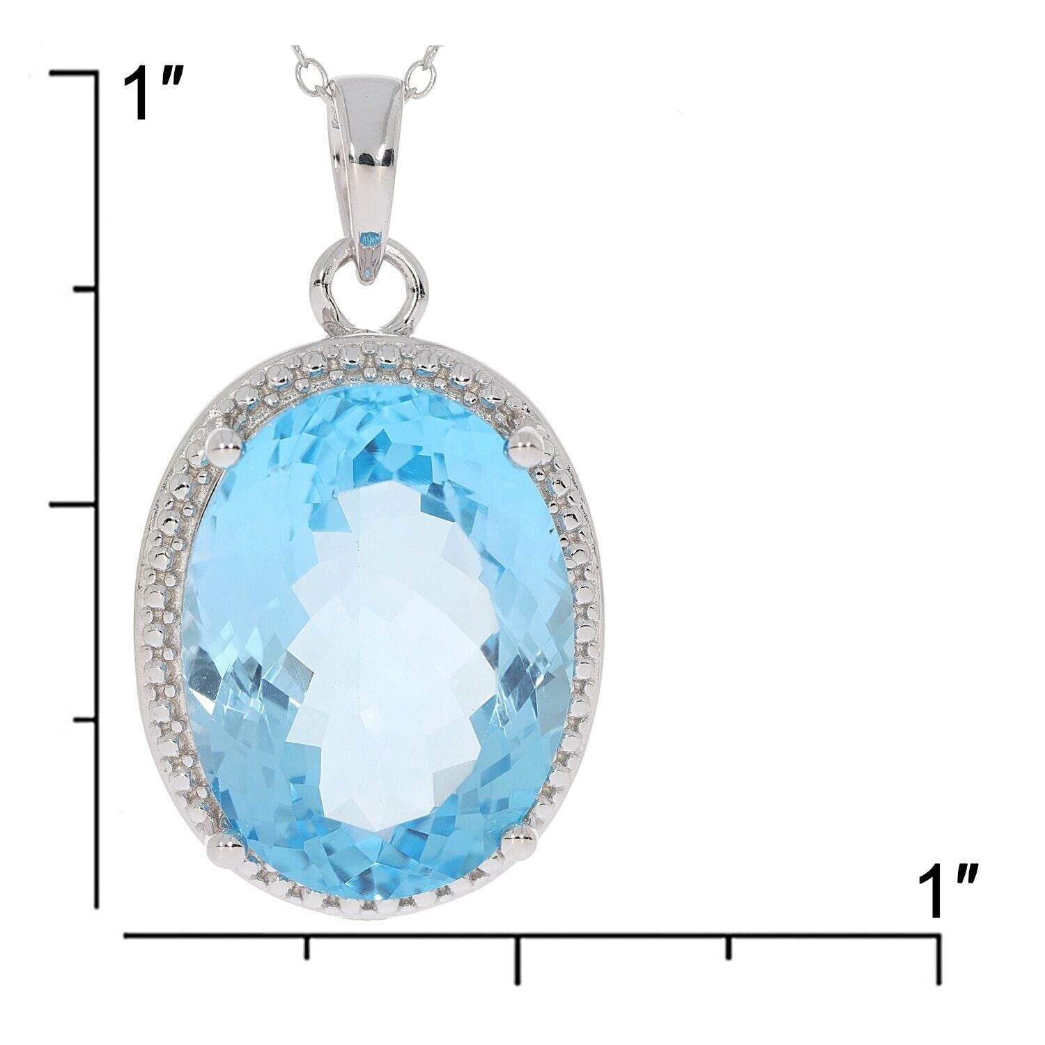 Sterling Silver Semi Mount Pendant Setting Oval OV 20X15mm - Syzjewelry