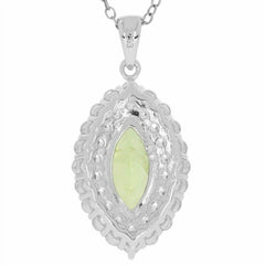 Sterling Silver Semi Mount Pendant Setting Marquise MQ 12x6mm White To - Syzjewelry