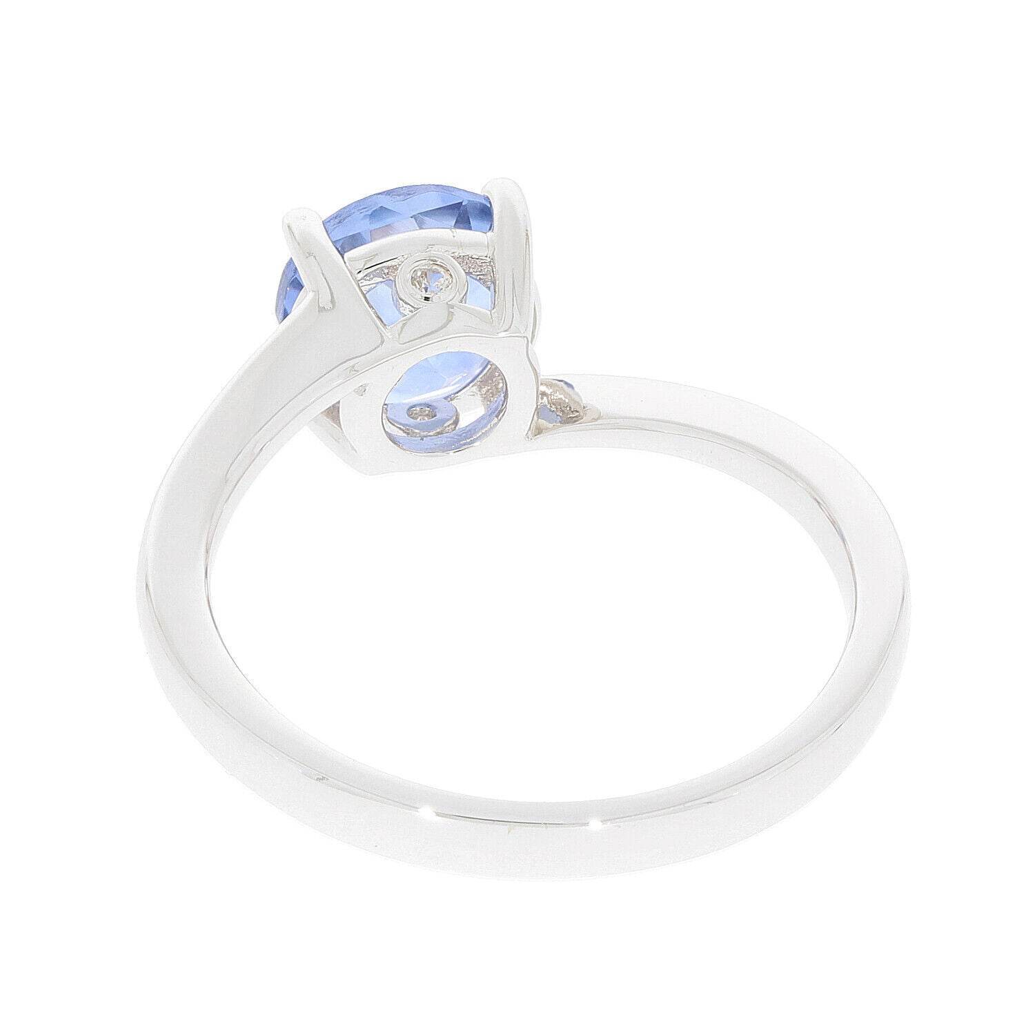 Sterling Silver Semi Mount Ring Setting Round RD 7X7mm White Topaz D-PJC2410 - Syzjewelry