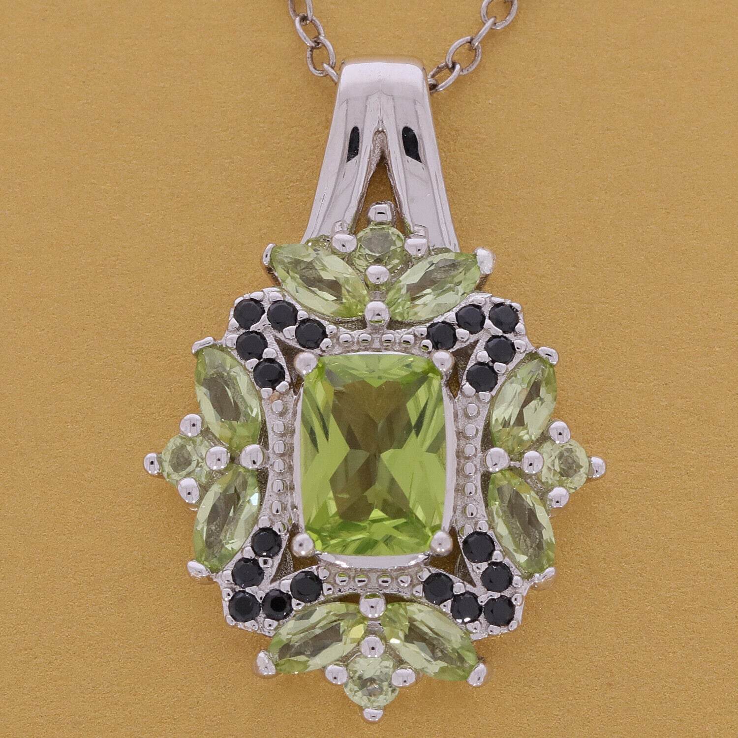 Sterling Silver Semi Mount Pendant Setting Cushion CU 7X5mm - Syzjewelry