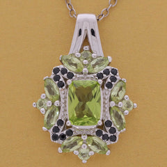 Sterling Silver Semi Mount Pendant Setting Cushion CU 7X5mm - Syzjewelry