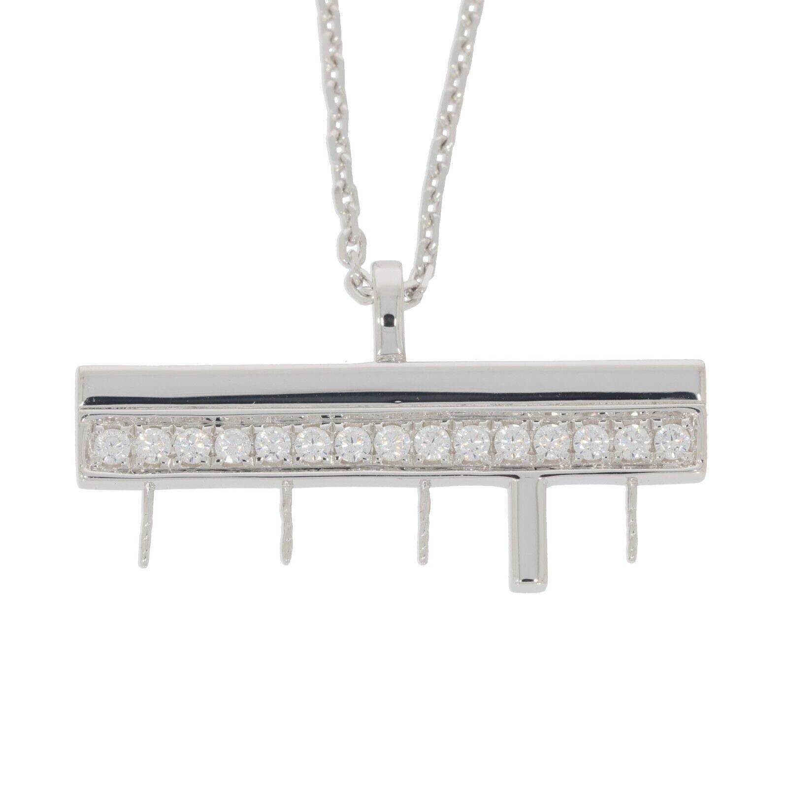 Sterling Silver Semi Mount Pendant Setting Round RD 3x3mm for Pearl - Syzjewelry