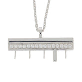 Sterling Silver Semi Mount Pendant Setting Round RD 3x3mm for Pearl - Syzjewelry