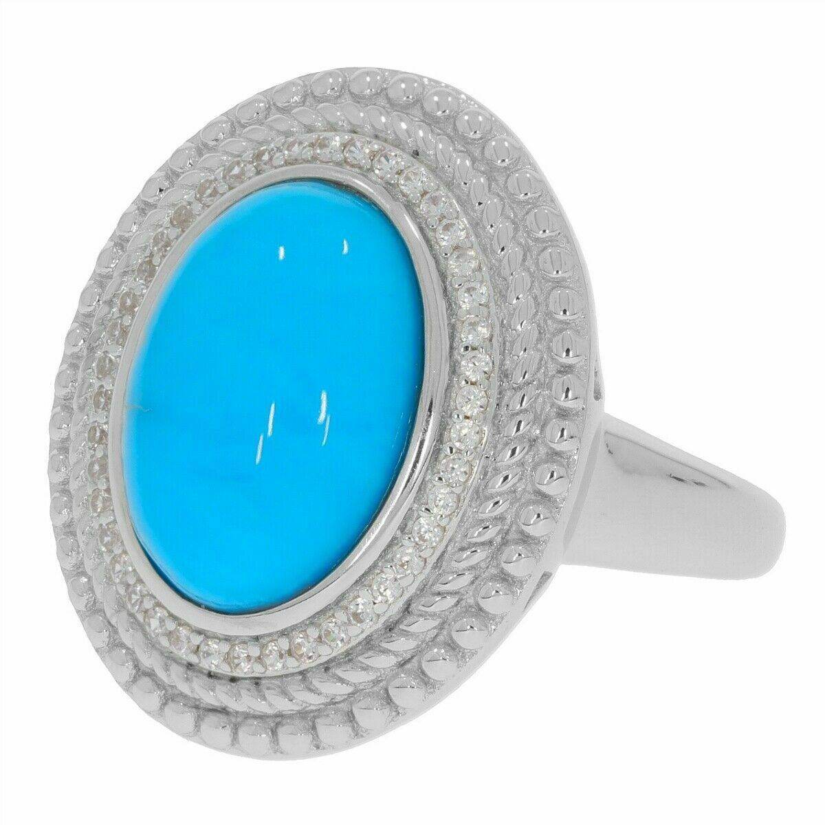 Sterling Silver Semi Mount Ring Setting Oval OV 14x10mm Cabochon White Solid - Syzjewelry