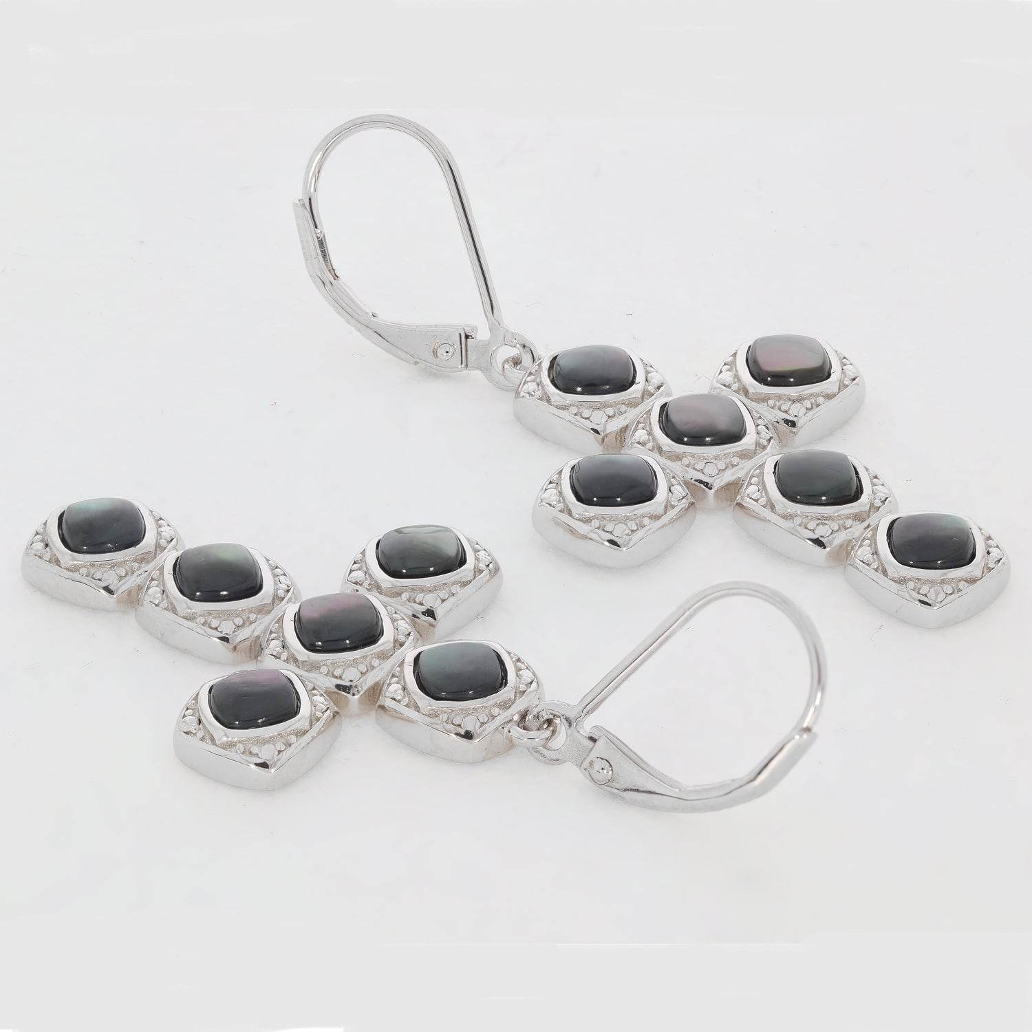 Sterling Silver Semi Mount Earrings Setting Cushion CU 4X4mm - Syzjewelry