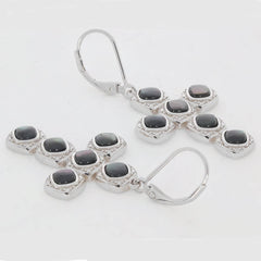 Sterling Silver Semi Mount Earrings Setting Cushion CU 4X4mm - Syzjewelry