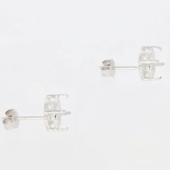 Sterling Silver Semi Mount Earrings Setting Oval OV 9x7mm PJC17921E - Syzjewelry