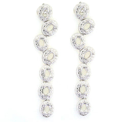 Sterling Silver Semi Mount Earrings Setting Oval OV 4X3mm - Syzjewelry