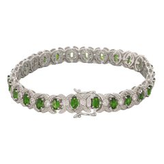 Sterling Silver Semi Mount Tennis Bracelet Setting Oval 0 5X3mm Solid - Syzjewelry