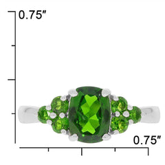 Sterling Silver Semi Mount Ring Setting Cushion CU 8x6mm W/ White Topa - Syzjewelry