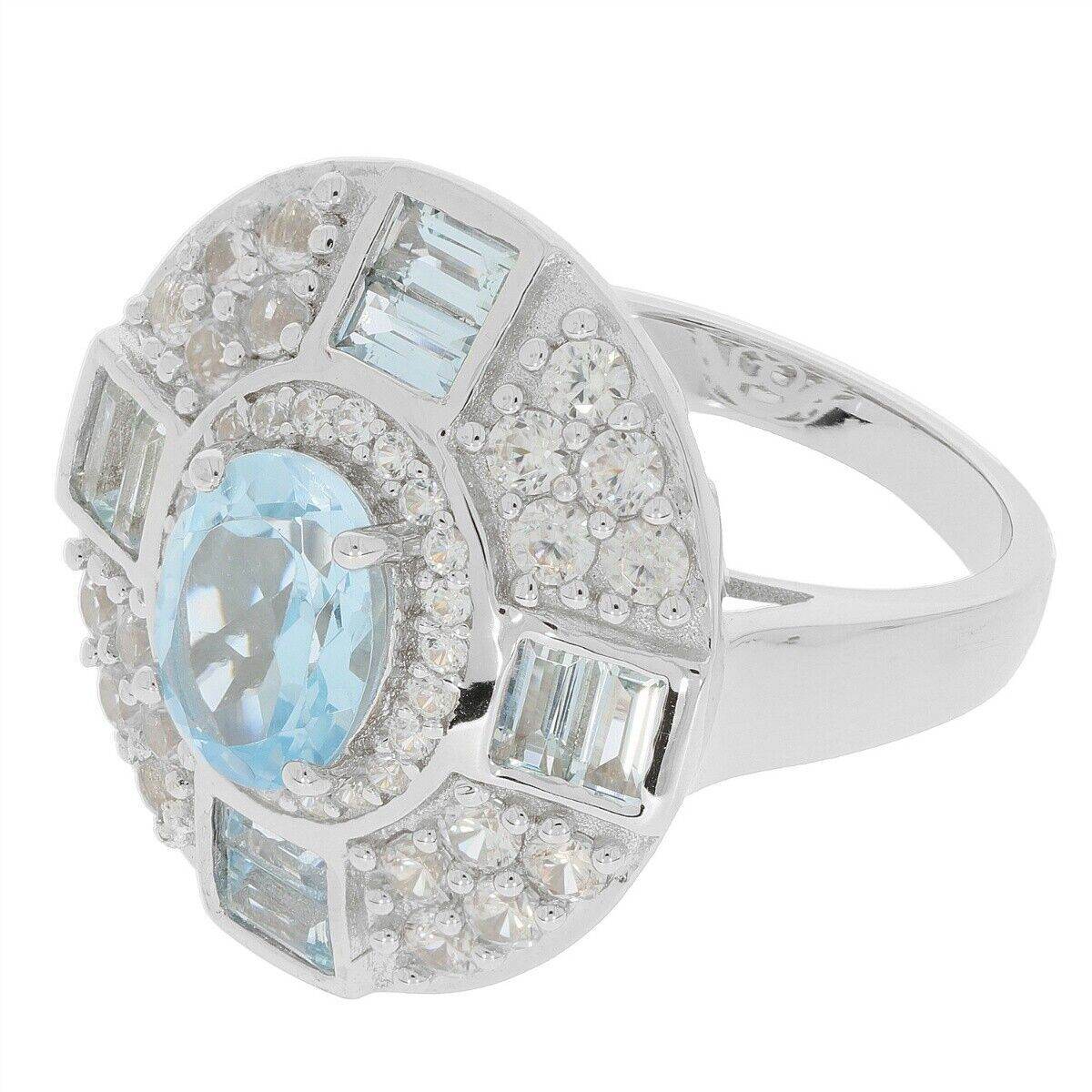 Sterling Silver Semi Mount Ring Setting Oval OV 9x7mm White Topaz N0407PJC21 - Syzjewelry