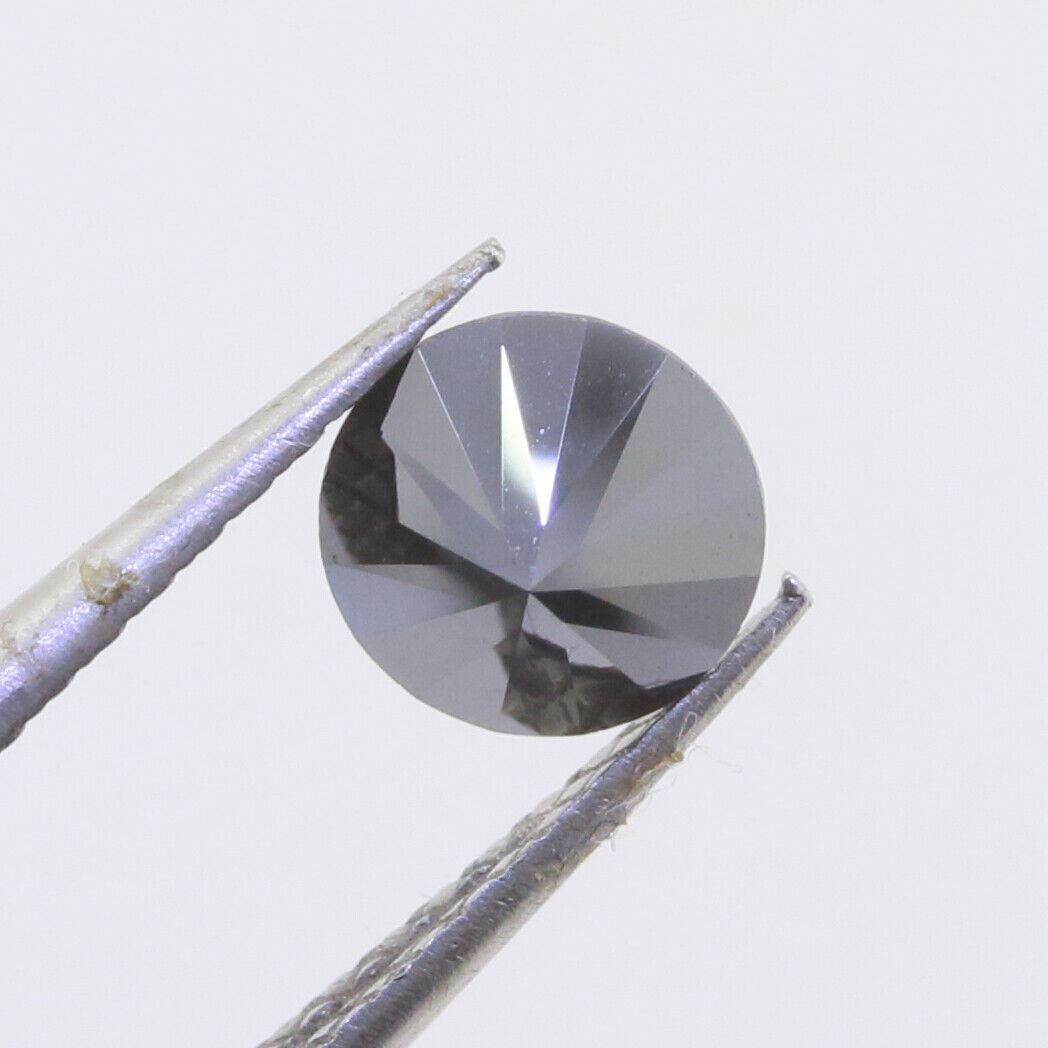Round 8mm Black Color loose moissanite 2 Carat RD 8x8mm - Syzjewelry