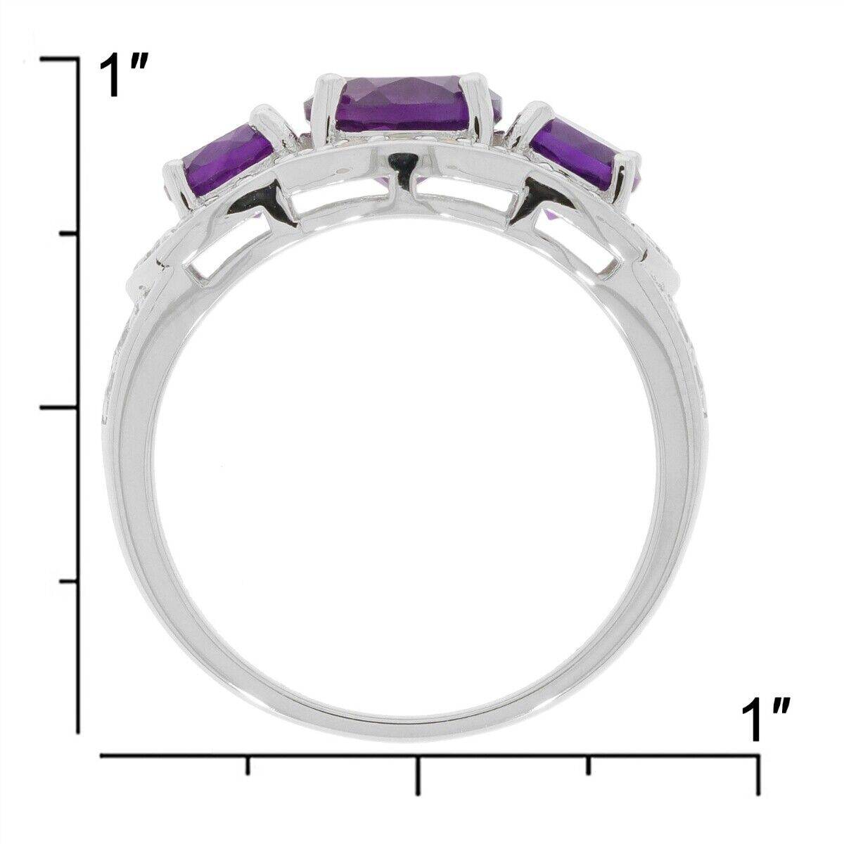 Sterling Silver Semi Mount Ring Setting Round RD 7x7 RD 5x5mm 3 Stones Halo - Syzjewelry