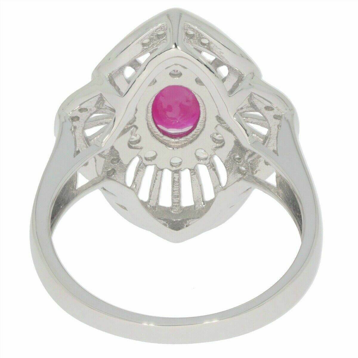 Sterling Silver Semi Mount Ring Setting Oval OV 7x5mm Halo - Syzjewelry