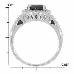 Sterling Silver Semi Mount Ring Setting Oval OV 10x8mm Halo White Topa - Syzjewelry