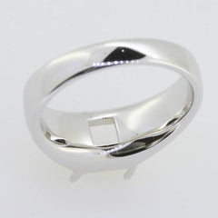 Men's Sterling Silver Semi Mount Ring Setting Princess SQ 7X7mm - Syzjewelry